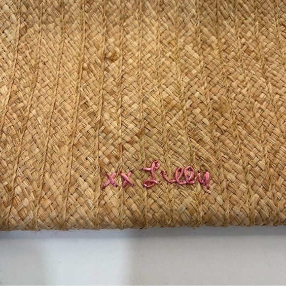 Lilly Pulitzer Happy Hour Straw Clutch with Embroidery - Picture 8 of 9